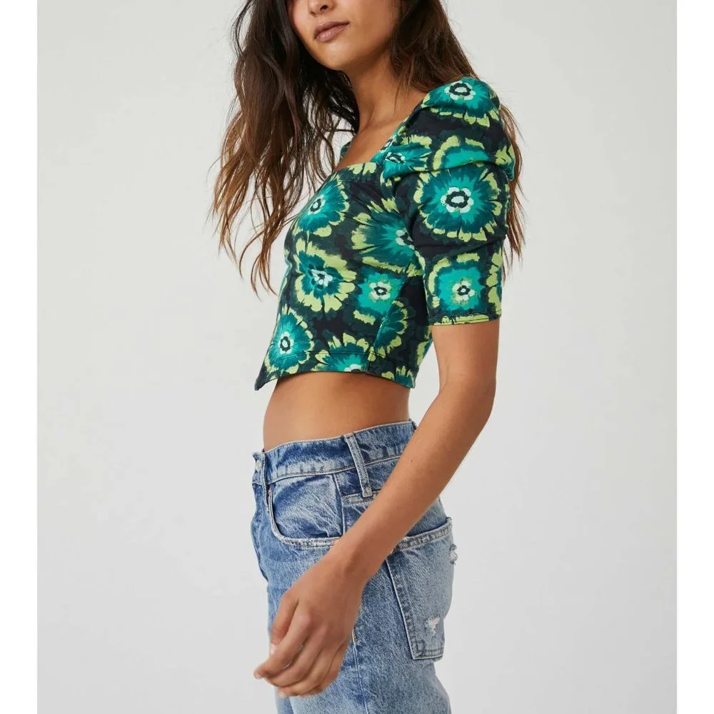 đLAST CHANCEđ NWT Free People Give Me More Top / Black Combo - Picture 3 of 6